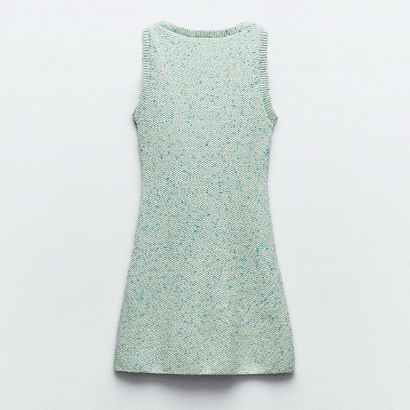 Zara KNIT MINI DRESS - Picture 5 of 5